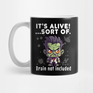 Chibi Frankenstein: Alive & Kicking! Well, Mostly | Funny Mug